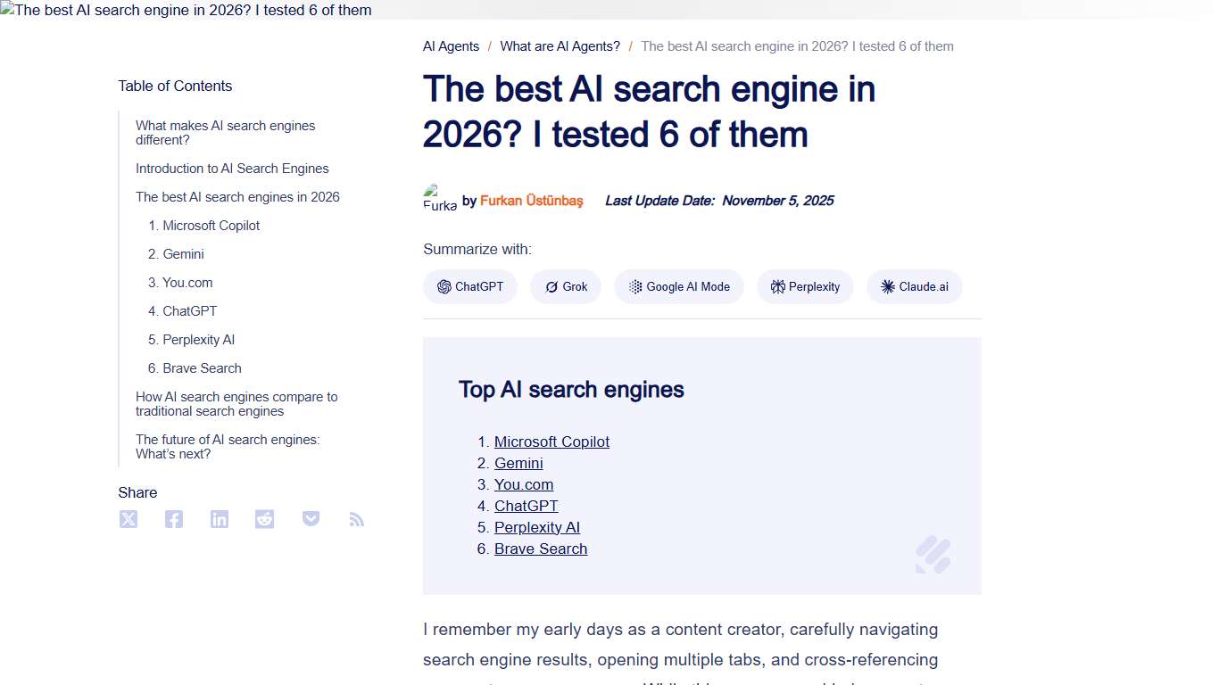The best AI search engine in 2026? I tested 6 of them The Jotform Blog
